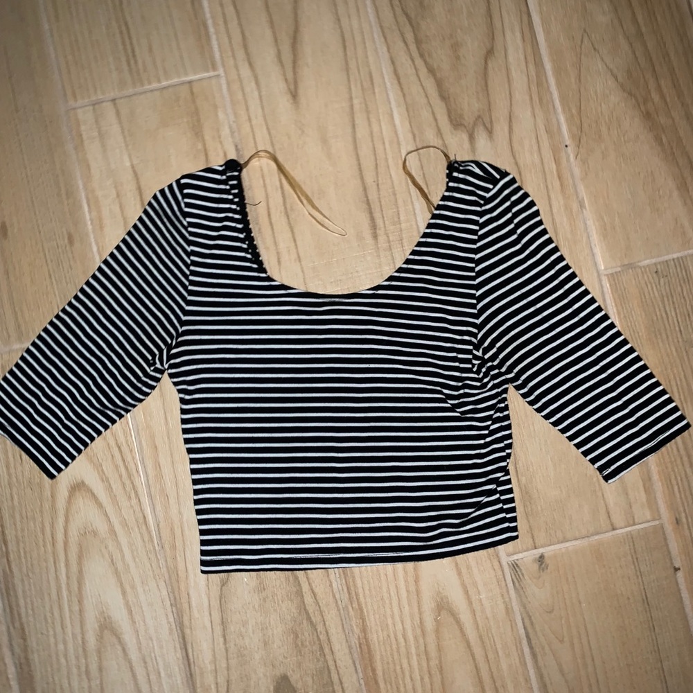 Striped Crop top